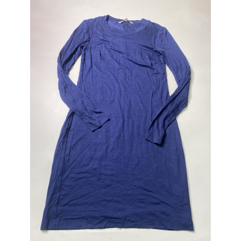 Trina Turk Women's S/P Jersey Stretch Knit Blue Dress Going out 2000s Y2K Sexy